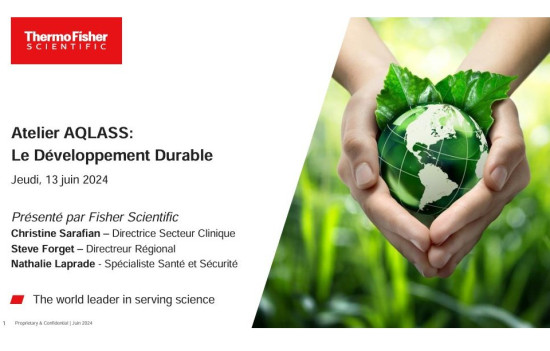 Votre partenaire de confiance en programme de durabilité, par Fisher Scientific