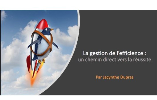 La gestion de l’efficience : un chemin direct vers la réussite