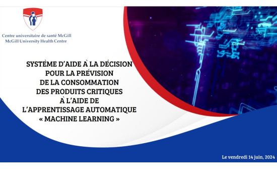 Système d’aide à la décision pour la prévision de la consommation des produits critiques à l’aide de l’apprentissage automatique « machine learning »